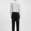 Printed slim-fit shirt in performance-stretch jersey
