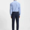 Printed slim-fit shirt in performance-stretch jersey