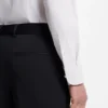 Printed slim-fit shirt in performance-stretch jersey