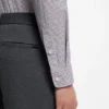Printed slim-fit shirt in performance-stretch jersey