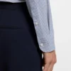 Printed slim-fit shirt in performance-stretch jersey