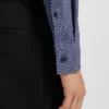 Printed slim-fit shirt in performance-stretch jersey