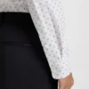 Printed slim-fit shirt in performance-stretch jersey