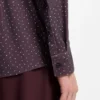 Printed slim-fit shirt in performance-stretch jersey