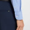 Printed slim-fit shirt in performance-stretch jersey