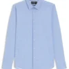 Printed slim-fit shirt in performance-stretch jersey