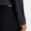 Printed slim-fit shirt in stretch jersey