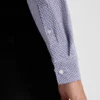 Printed slim-fit shirt in stretch jersey