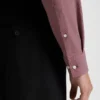 Printed slim-fit shirt in stretch jersey