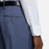 Printed slim-fit shirt in wrinkle-free cotton twill
