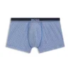 Printed trunks in stretch cotton
