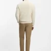 Quarter-zip sweater in cotton