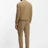 Quarter-zip sweater in cotton