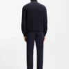 Quarter-zip sweater in cotton