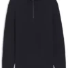 Quarter-zip sweater in cotton