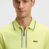 Quick-dry polo shirt in stretch cotton Quick-dry polo shirt in stretch cotton