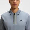 Quick-dry polo shirt in stretch cotton Quick-dry polo shirt in stretch cotton