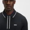 Quick-dry polo shirt in stretch cotton Quick-dry polo shirt in stretch cotton