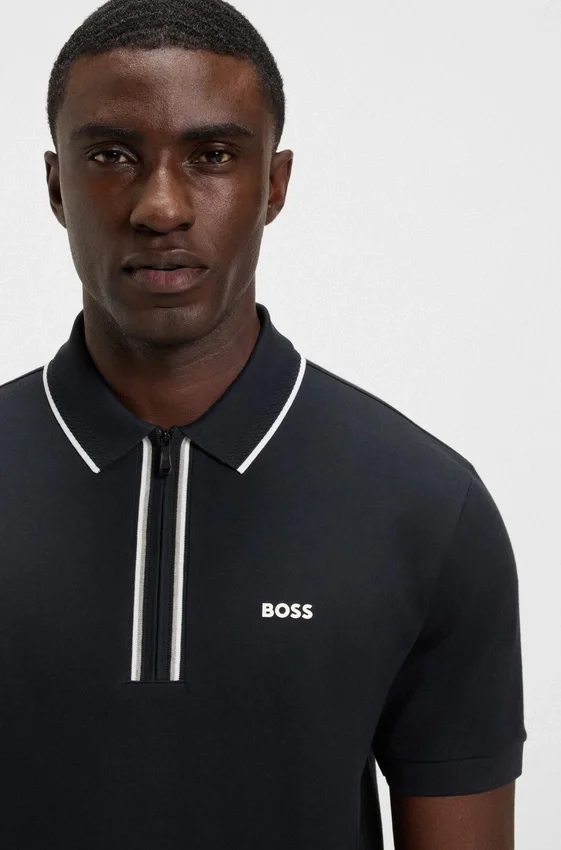Quick-dry polo shirt in stretch cotton Quick-dry polo shirt in stretch cotton