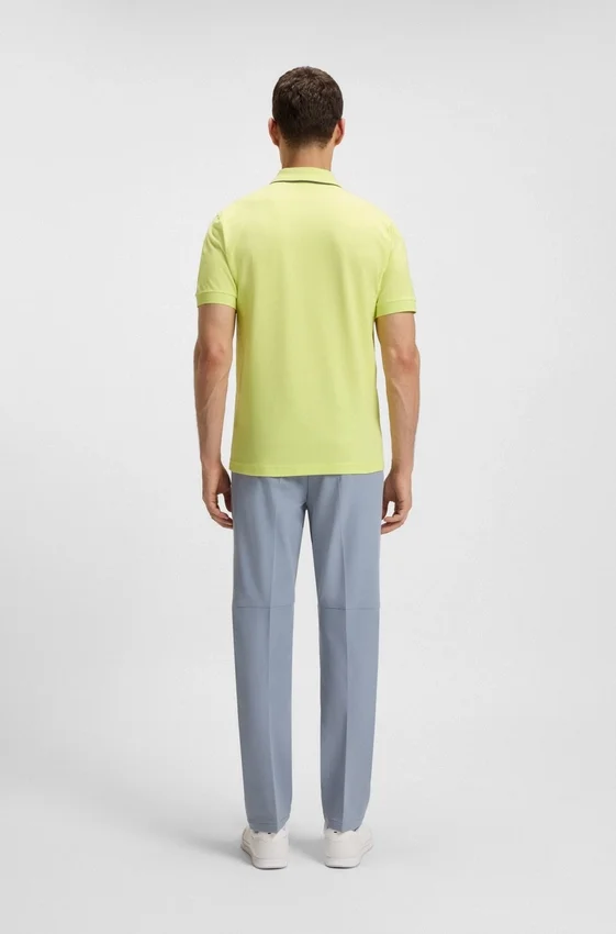 Quick-dry polo shirt in stretch cotton Quick-dry polo shirt in stretch cotton