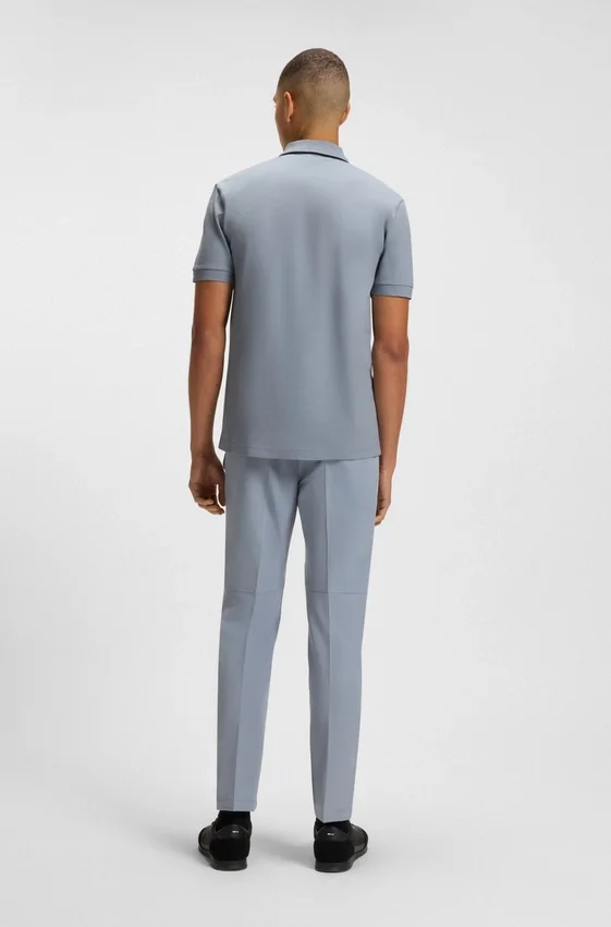 Quick-dry polo shirt in stretch cotton Quick-dry polo shirt in stretch cotton