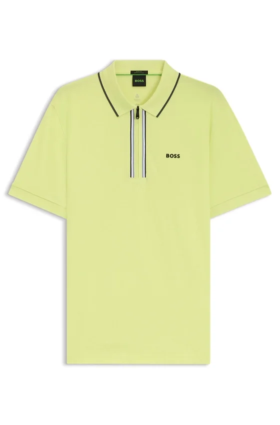 Quick-dry polo shirt in stretch cotton Quick-dry polo shirt in stretch cotton