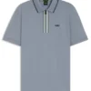 Quick-dry polo shirt in stretch cotton Quick-dry polo shirt in stretch cotton