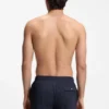 Quick-dry swim shorts in stretch seersucker