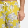 Quick-dry swim shorts with all-over print
