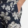 Quick-dry swim shorts with all-over print
