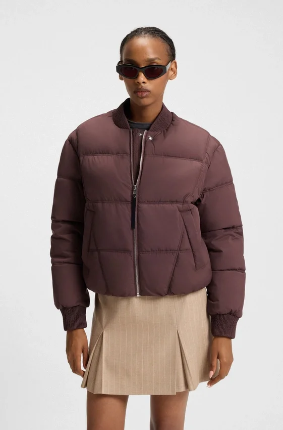 Quilted jacket with water-repellent finish Quilted jacket with water-repellent finish