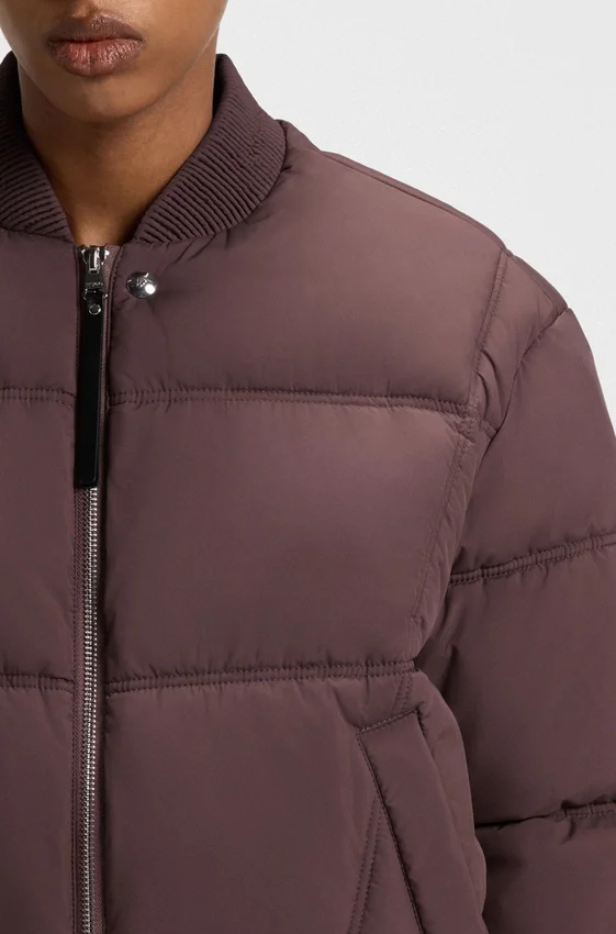 Quilted jacket with water-repellent finish Quilted jacket with water-repellent finish