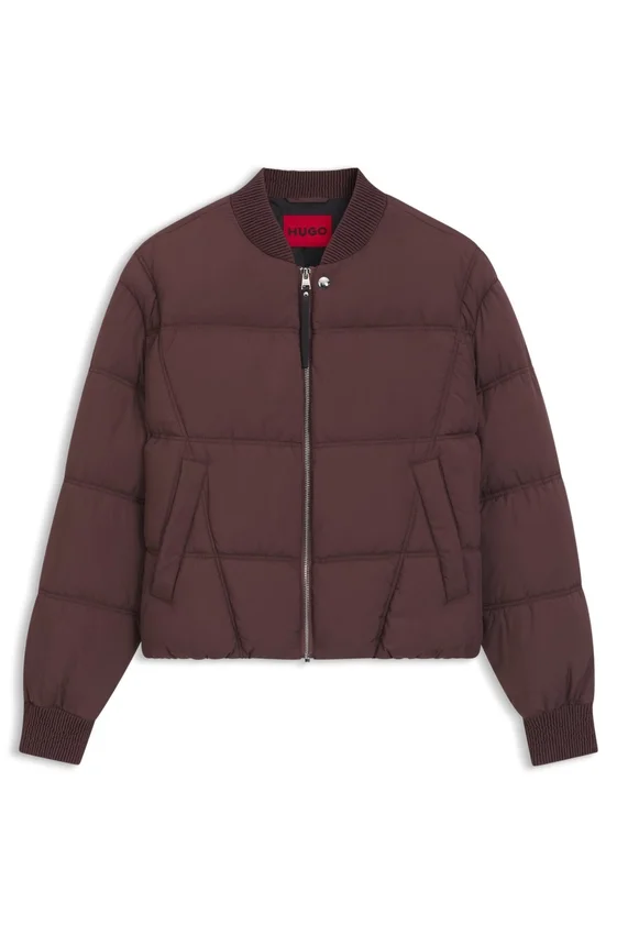 Quilted jacket with water-repellent finish Quilted jacket with water-repellent finish