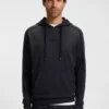 Quilted-jacquard hoodie in a regular fit Quilted-jacquard hoodie in a regular fit