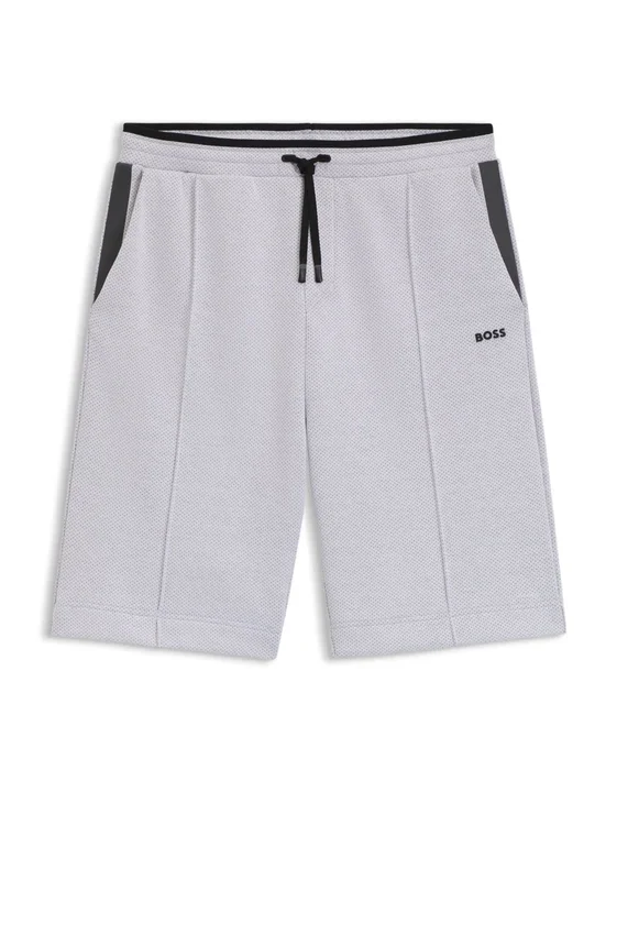 Quilted-jacquard shorts in a relaxed fit Quilted-jacquard shorts in a relaxed fit