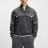 Quilted-jacquard sweatshirt in a relaxed fit Quilted-jacquard sweatshirt in a relaxed fit
