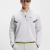 Quilted-jacquard sweatshirt in a relaxed fit