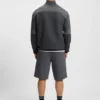 Quilted-jacquard sweatshirt in a relaxed fit Quilted-jacquard sweatshirt in a relaxed fit