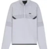Quilted-jacquard sweatshirt in a relaxed fit