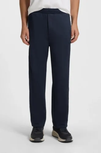 Quilted-jacquard tracksuit bottoms in a regular fit Quilted-jacquard tracksuit bottoms in a regular fit