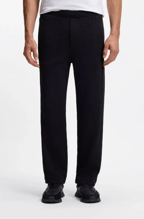 Quilted-jacquard tracksuit bottoms in a regular fit Quilted-jacquard tracksuit bottoms in a regular fit