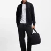 Quilted-jacquard tracksuit bottoms in a regular fit Quilted-jacquard tracksuit bottoms in a regular fit