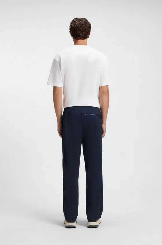 Quilted-jacquard tracksuit bottoms in a regular fit Quilted-jacquard tracksuit bottoms in a regular fit