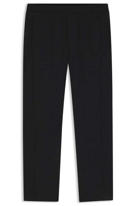 Quilted-jacquard tracksuit bottoms in a regular fit Quilted-jacquard tracksuit bottoms in a regular fit