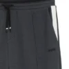 Quilted-jacquard tracksuit bottoms in a relaxed fit