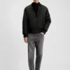 Quilted-satin jacket with water-repellent finish Quilted-satin jacket with water-repellent finish