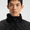Quilted-satin jacket with water-repellent finish Quilted-satin jacket with water-repellent finish