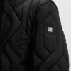 Quilted-satin jacket with water-repellent finish Quilted-satin jacket with water-repellent finish