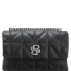 Quilted shoulder bag with Double B monogram
