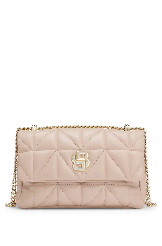 Quilted shoulder bag with Double B monogram Quilted shoulder bag with Double B monogram